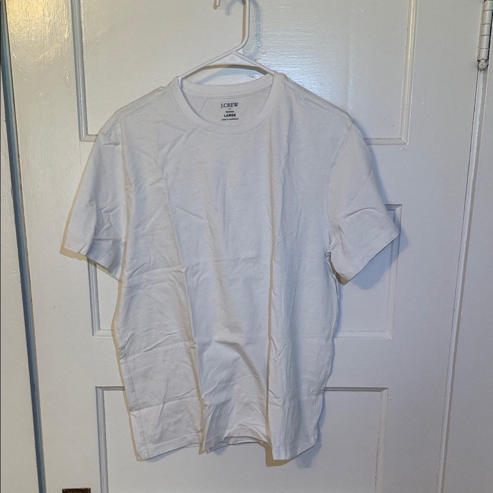 J. Crew Classic White Short Sleeve Tee
